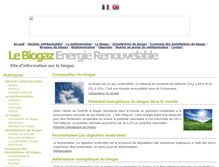 Tablet Screenshot of biogaz-energie-renouvelable.info